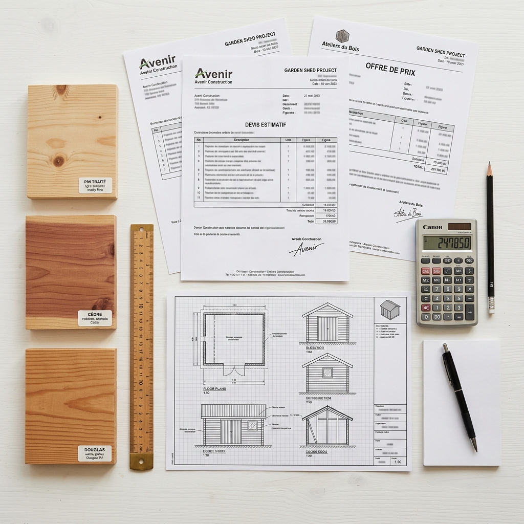 Comment comparer les devis d'abri de jardin efficacement ?