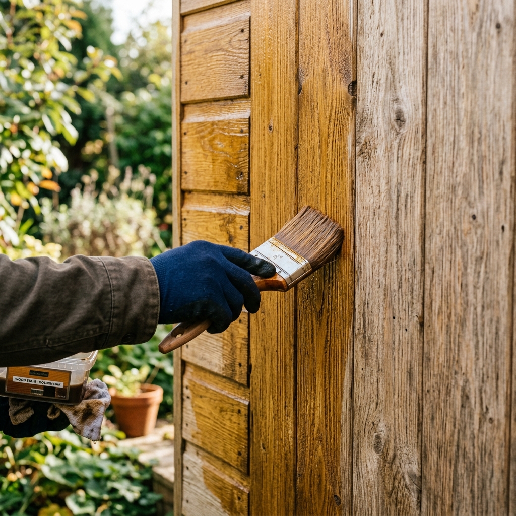 Entretien et durée de vie pour abri de jardin en bois