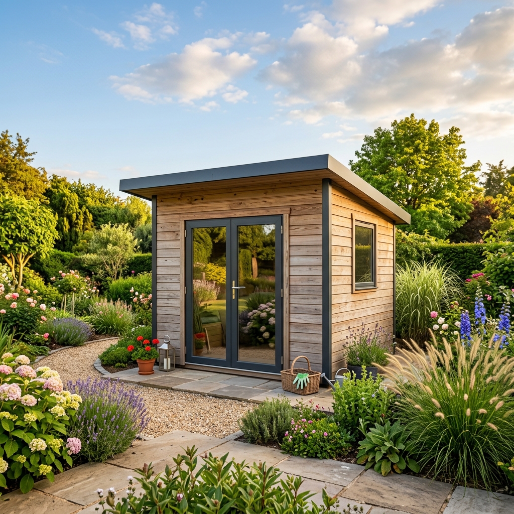 Abri de jardin en bois premium